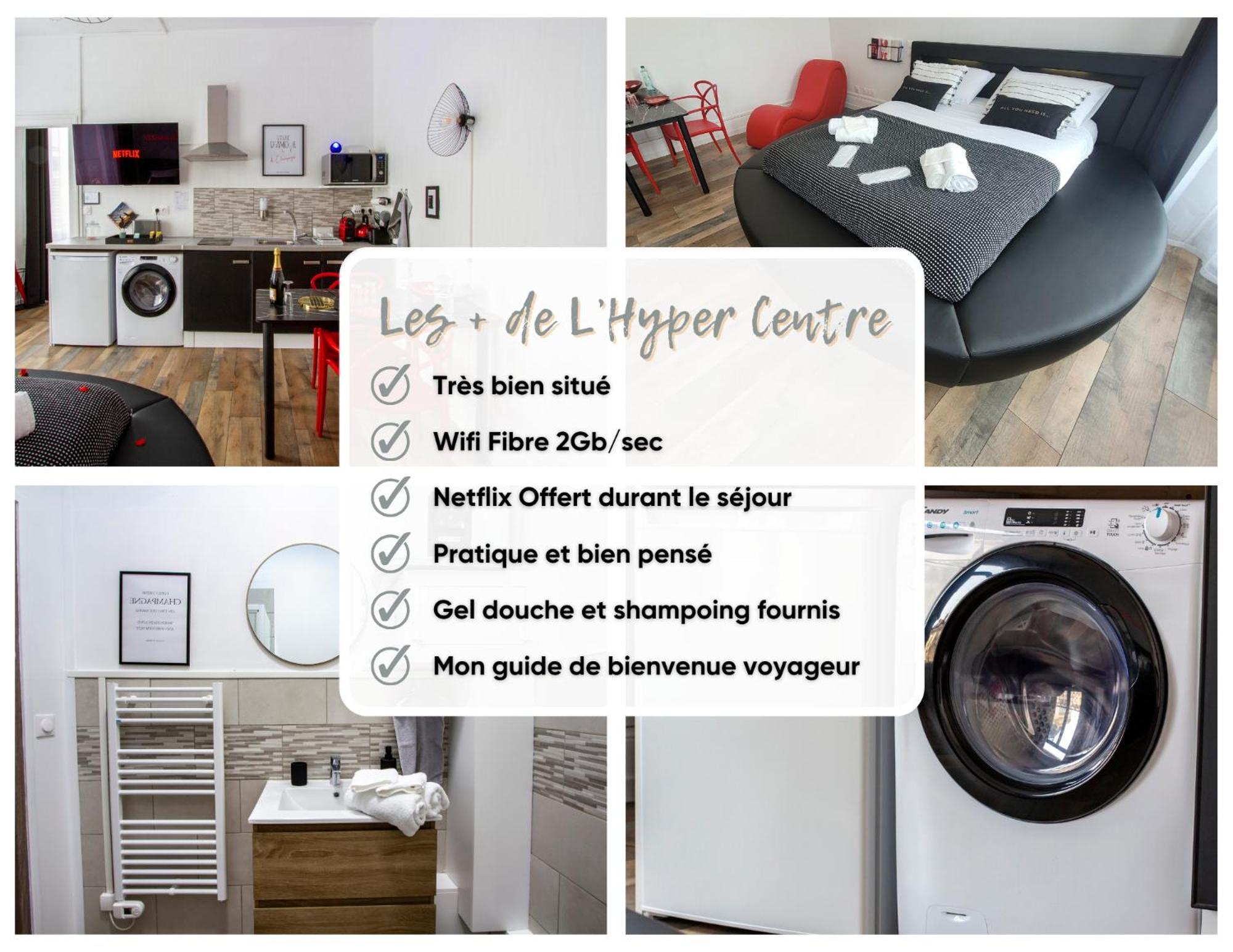 L'Hyper Centre - Netflix & Wifi - Literie Haut De Gamme - Check-In 24H24 - Goodmarning Châlons-en-Champagne Exteriör bild